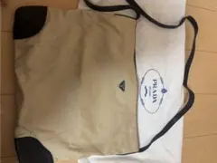 た*ー様 PRADA ショルダーバッグ ベージュ