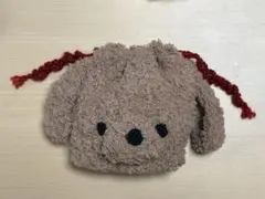 犬 巾着 編み物 ハンドメイド