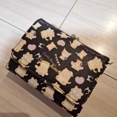 値下げSanrio Characters 三つ折り財布 がま口 ブラックのサムネイル