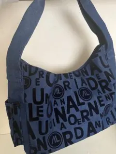 【新品未使用品】ANDRE LUCIANO ALロゴ 総柄 デニムトートバッグのサムネイル