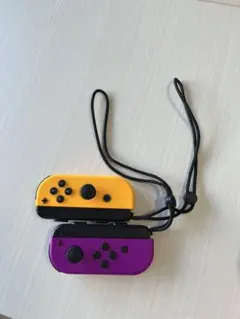 Joy-Conコントローラー 紫とオレンジ