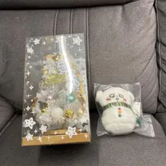 [ちいかわ] クリスマスツリー・ぬいぐるみ 2点セットのサムネイル