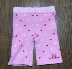 80サイズ　ミキハウス ホットビスケッツ　スパッツ パンツ