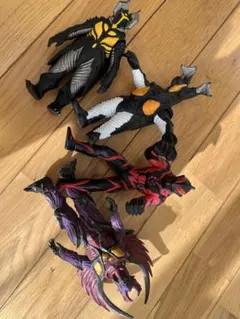 ウルトラマンシリーズ 怪獣ソフビ4体セット