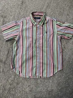 Ralph Lauren 半袖ボタンダウンシャツ 120サイズ マルチカラー