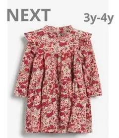 【完売品Next】ピンク花柄ジャージーワンピース