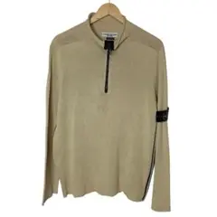 STONE ISLAND ハーフジップ サマーニット ベージュのサムネイル