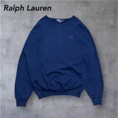Ralph Lauren スウェット　ネイビー　M アクリル混