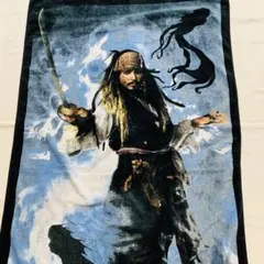 【パイレーツオブカリビアン】ジャックスパロウ　大きいバスタオル