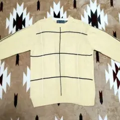 古着　Y2K　セーター　ニット　M