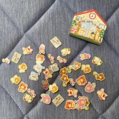 平成レトロシール　もりのがっこう　フレークシール