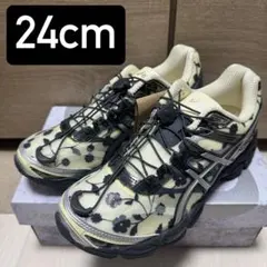 Cecilie Bahnsen × Asics 24cm 新品未使用 2024年発売【Cecilie Bahnsen x Asics 24SS】花柄スパンコールが