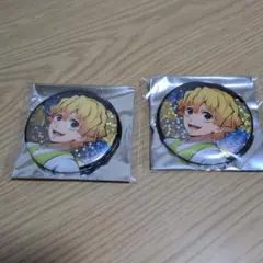 ジャンプフェスタ鬼滅の刃　ホログラム　我妻善逸　缶バッジ 2個セット