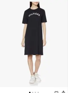 TOMMY HILFIGER ネイビー 半袖ワンピース M