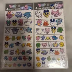 【新品】たまごっち　パラダイス　4sizeステッカー　２枚セット