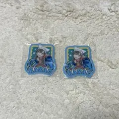 叶　アクリルステッカー