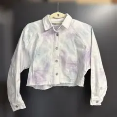 ZARA クロップドデニムジャケット XS
