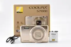 超極上☆ニコン Nikon COOLPIX S7000 ゴールド #1211 - メルカリ
