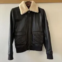 A2 レザージャケット ダークブラウン 牛革