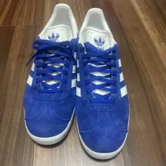 アディダス ガゼル 青 27.5cm 美品 数回使用 箱無し