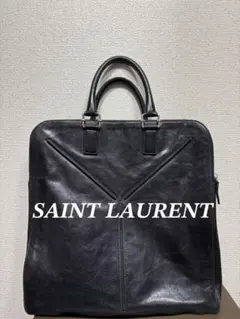 YVES SAINT LAURENT black leather bag