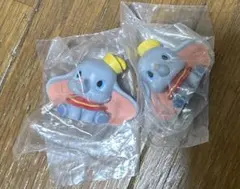 ディズニー　まちぼうけ2 ダンボ　2点セット　ガシャポン　ガチャガチャ