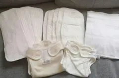 ファミリア他　布オムツセット