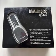 指紋認証機能付きUSBフラッシュメモリー「BioSlimDisk iCool