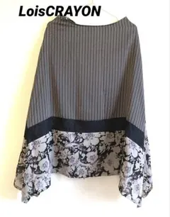 Lois CRAYONロイスクレヨン 花柄アシメスカート　Mのサムネイル