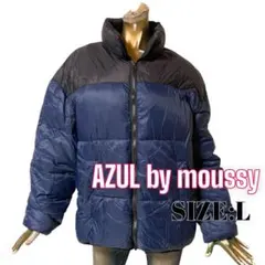 ⭐️A880⭐️ AZUL ♥ 配色 スタンドカラー 中綿ジャケット ブルゾン