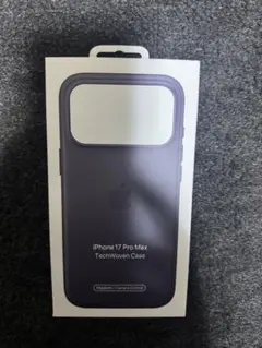 iPhone 17ProMax テックウーブンケース純正品ブルーApple新品