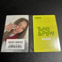 エレナ　TUIDE we tune we play ユニバ　特典　トレカ