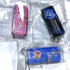 あの頃の缶ペンケースマスコット ミニチュア ガチャガチャ 子犬 ドラゴン