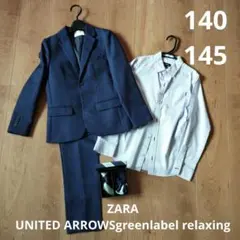 ZARAスーツ/green label relaxingシャツ/ネクタイ・チーフ