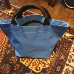 美品◉エルベシャプリエ◉1027N◉ナイロン舟型トートM◉オーシャン