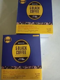 5 BLACK COFFEE 90g (3g x 30袋)×2箱のサムネイル