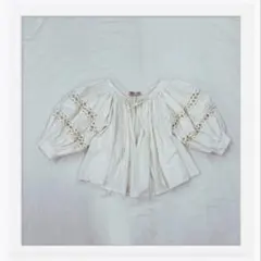 LULU vintage TAPE　EMBROIDERY　BLOUSEのサムネイル
