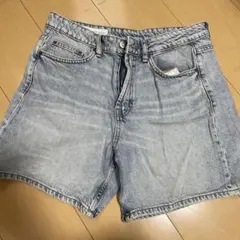 ZARA デニムショートパンツ ライトブルー EUR 40