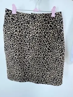 LOWRYSFARM ヒョウ柄台形スカート