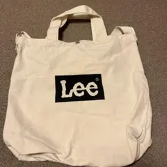 Lee ホワイト トートバッグ
