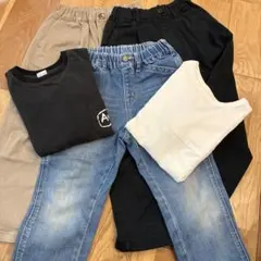 キッズ110㌢　長ズボン３点&トップス２点