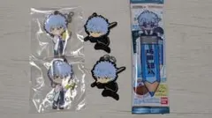 銀魂 銀八先生　坂田銀時　坂田銀八　ラバーチャーム　ブックマーク　5点セット