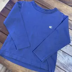 Champion ネイビー 長袖Tシャツ 120