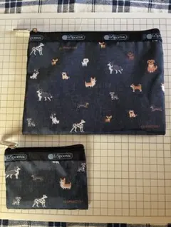 LeSportsac ドッグ柄 ポーチ 2点セットのサムネイル