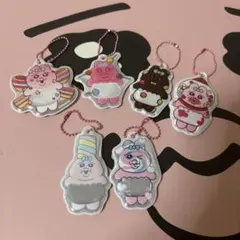 おぱんちゅうさぎ　popup キーホルダー　コンプ