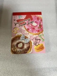 平成 레트로 当時物 カミオジャパン Yummy Sweet pop ミニメモ帳