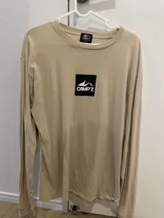 CAMP7 長袖カットソー ベージュ L