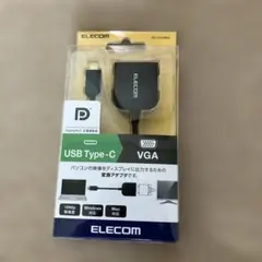 ELECOM USB Type-C VGA 変換アダプター AD-CVGABK2のサムネイル