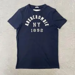R*様 【美品】アバクロンビーアンドフィッチ コットン Tシャツ ネイビー S