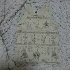 可愛い‼ヒスミニ 総柄 タンクトップ90㎝ インディアンミニ